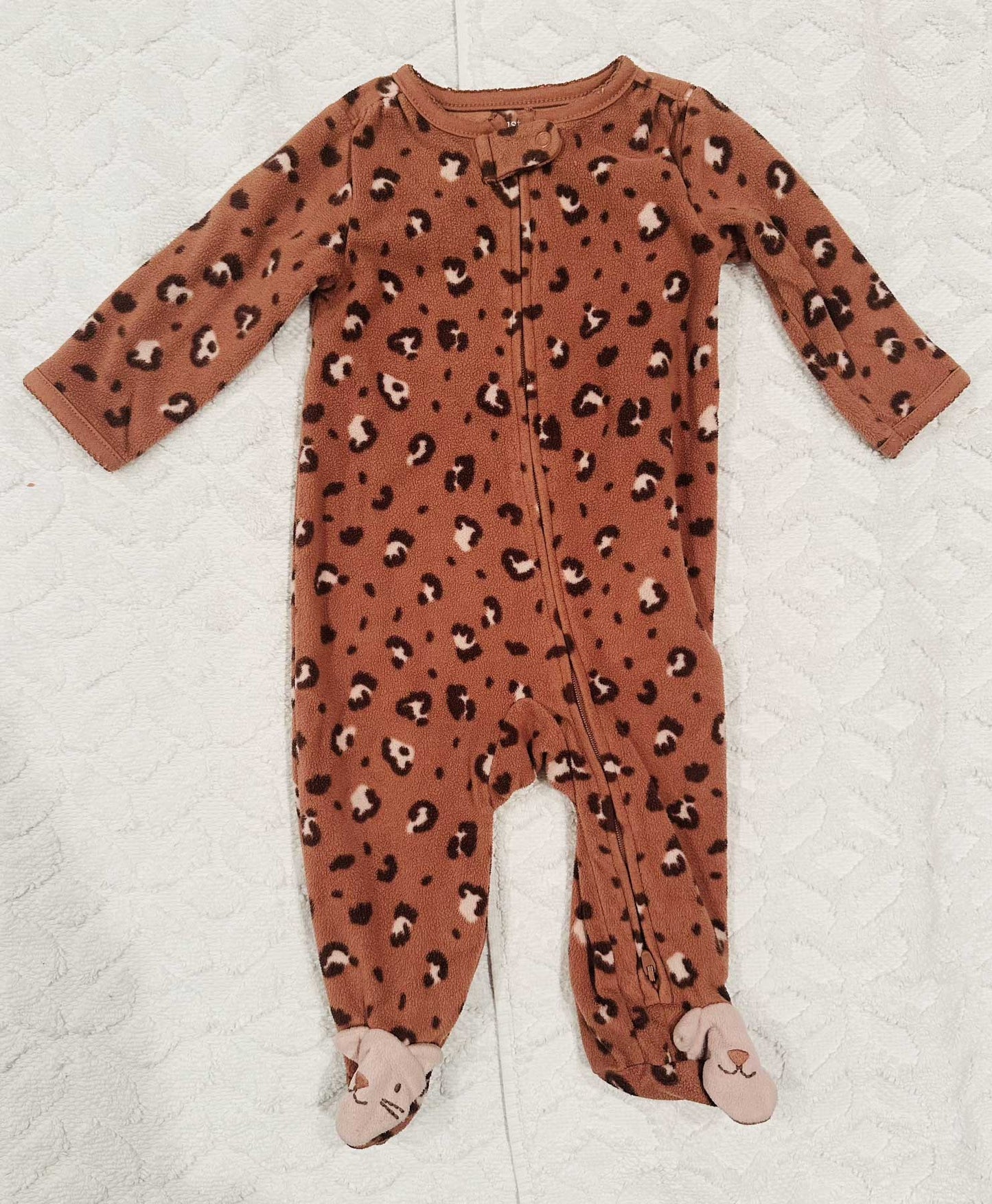 Seller #51: Carter's Girls Sherpa One Piece Footie 6 month