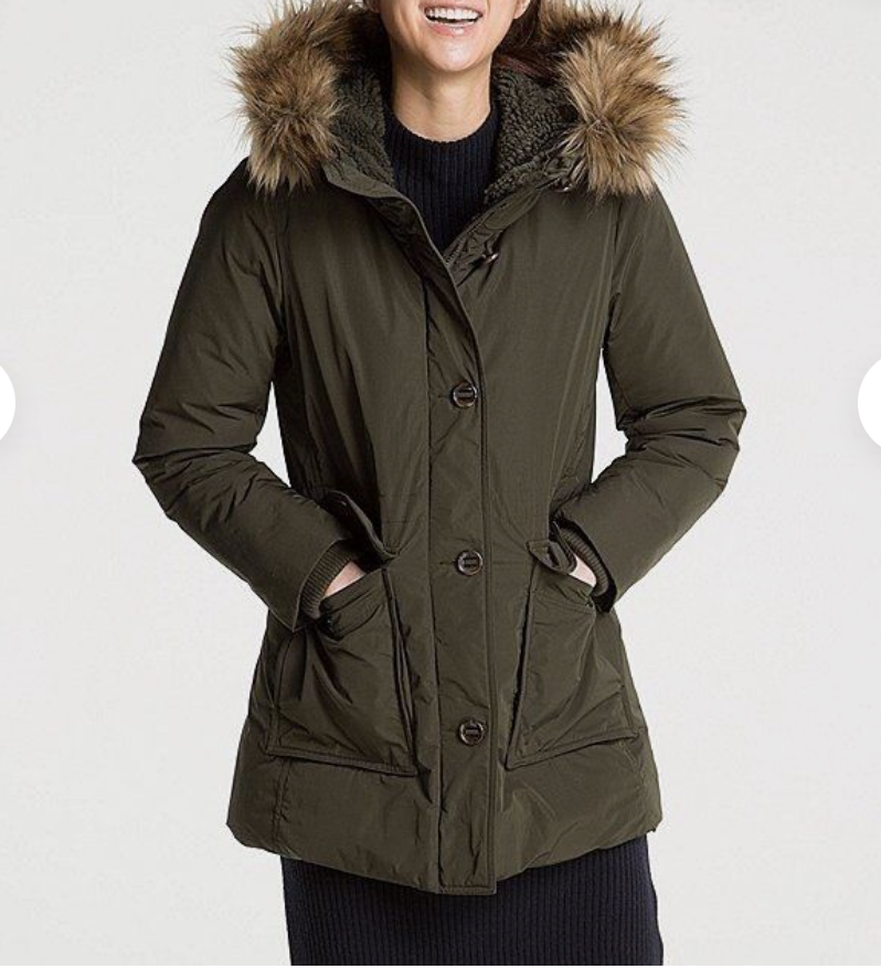 #95B EUC UNIQLO Women's Warm Tech Down Parka, Women's size Medium (1 out of 2)