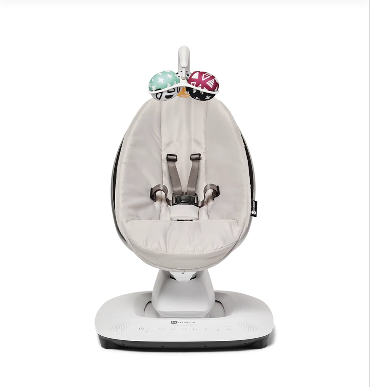 Seller #51: 4MOMS mamaRoo multi motion smart baby swing + newborn insert