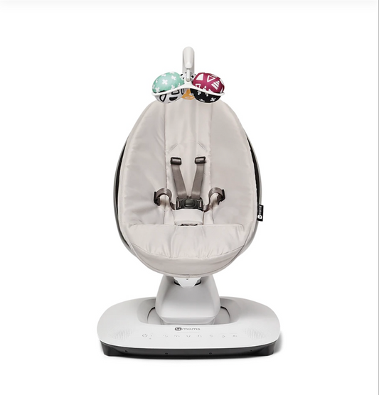 Seller #51: 4MOMS mamaRoo multi motion smart baby swing + newborn insert