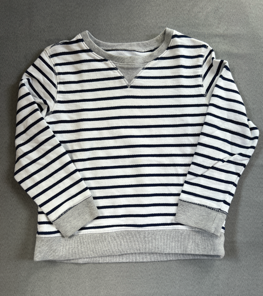 REDUCED #154 Size 7 Boys OshKosh striped sweatshirt