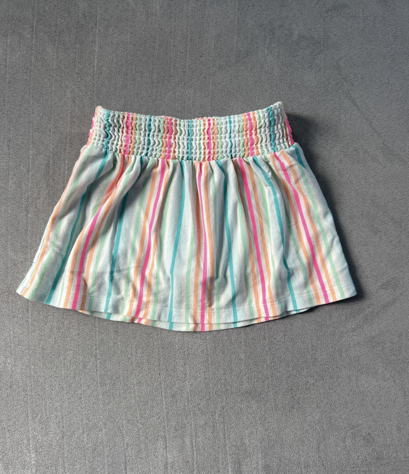 REDUCED #154 2T Girls Cat&Jack striped skort, VGUC