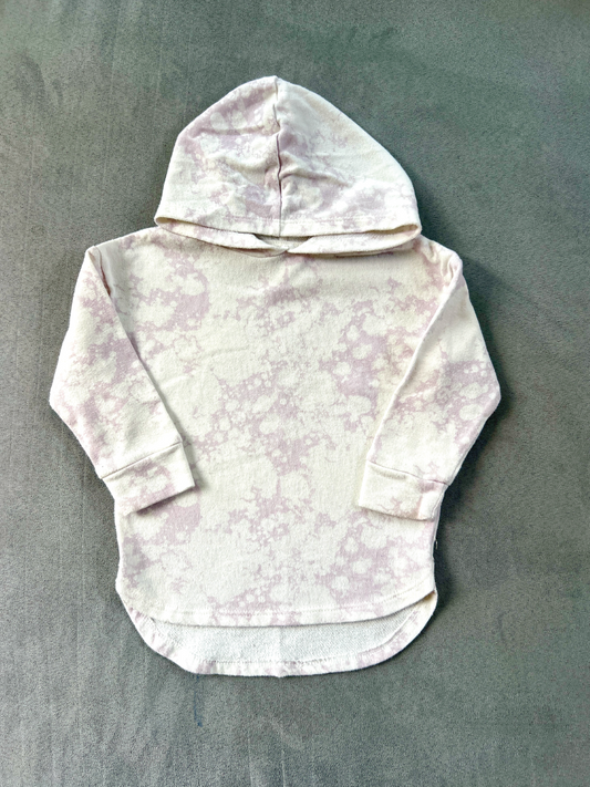 REDUCED #154 2T Girls Grayson Mini purple tie-dye pull-over, GUC