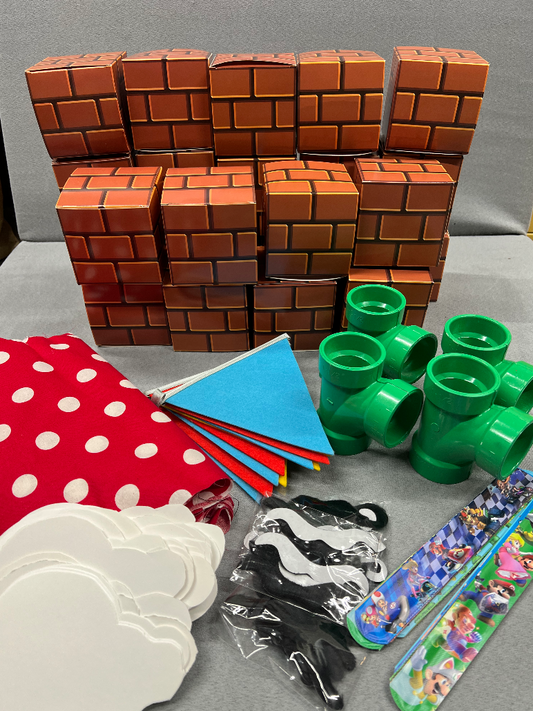 REDUCED #154 Super Mario Birthday Party Decor