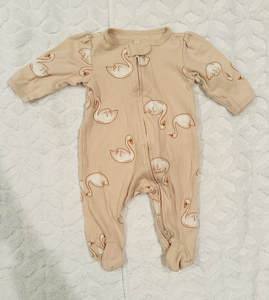 Seller #51: Carter's Swan Onesie 3m