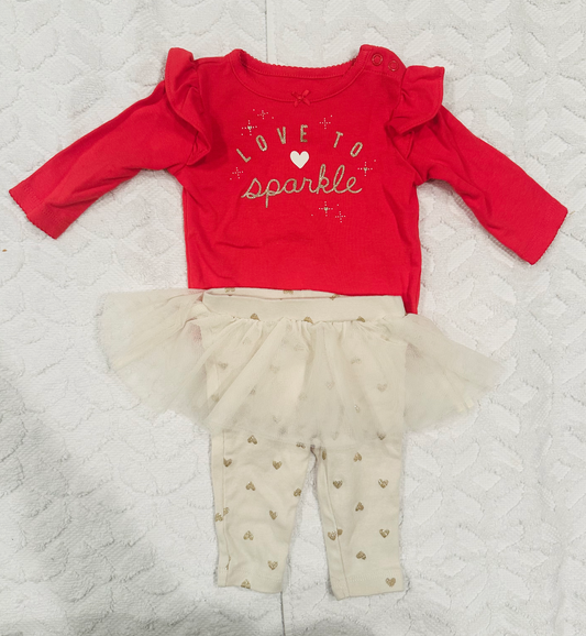 Seller #51: Carter's Girls Sparkle Set 3m