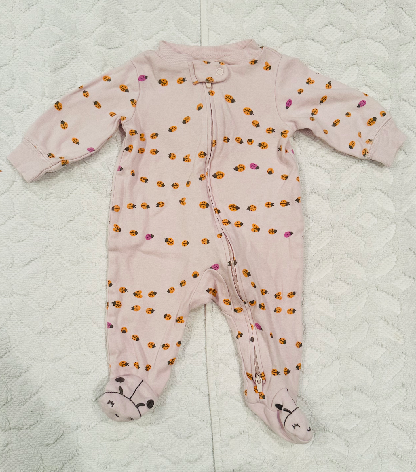 Seller #51: Carter's Girl's Ladybug Onesie 3m