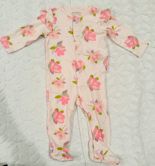 Seller #51: Baby Place Floral Snap Onesie 3-6m