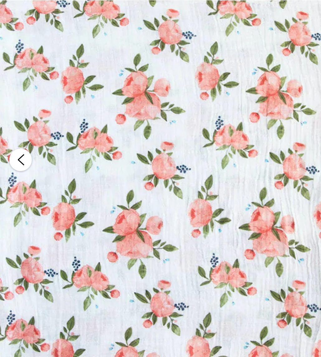 Seller #51: Little Unicorn Carseat Cover in Pink Roses