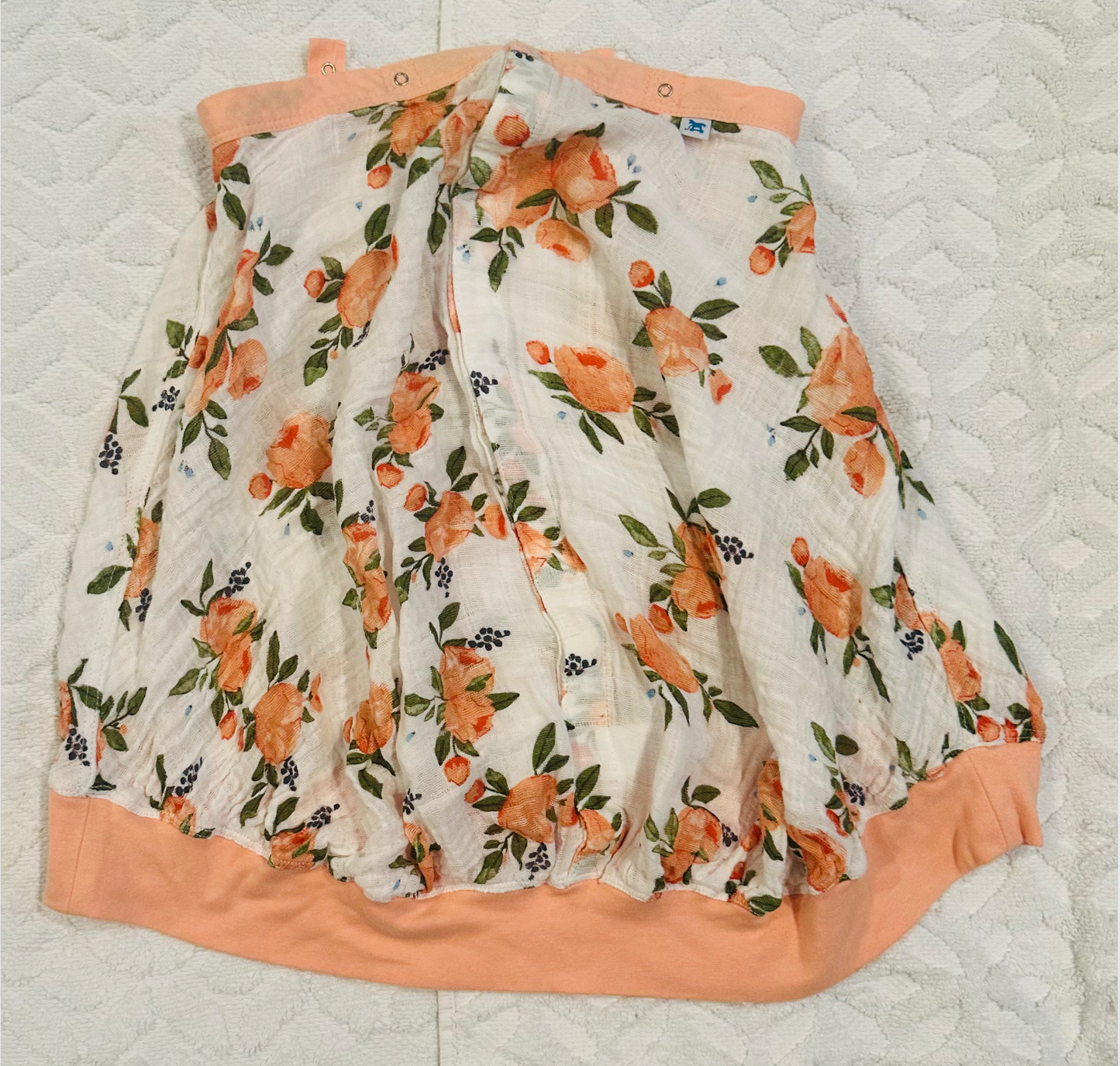 Seller #51: Little Unicorn Carseat Cover in Pink Roses