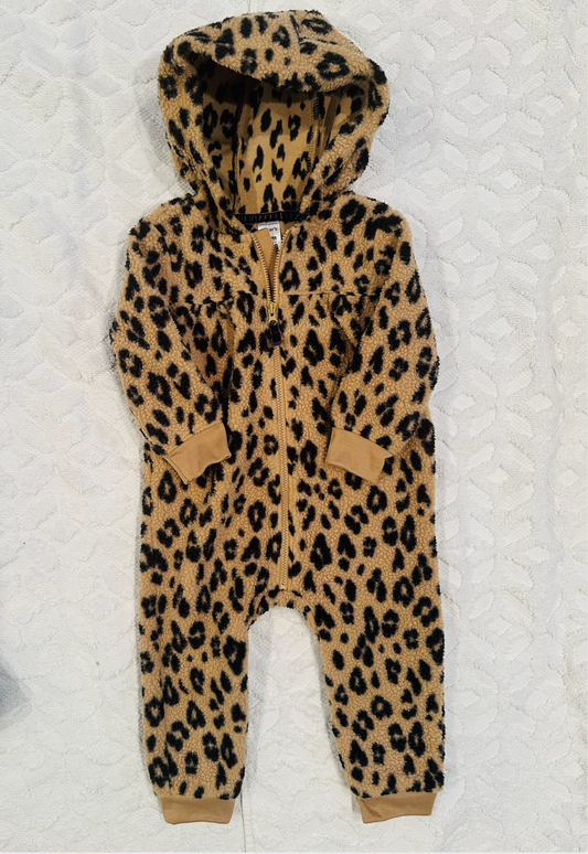 Seller #51: Carter's Cheetah Sherpa Bodysuit Size 12M