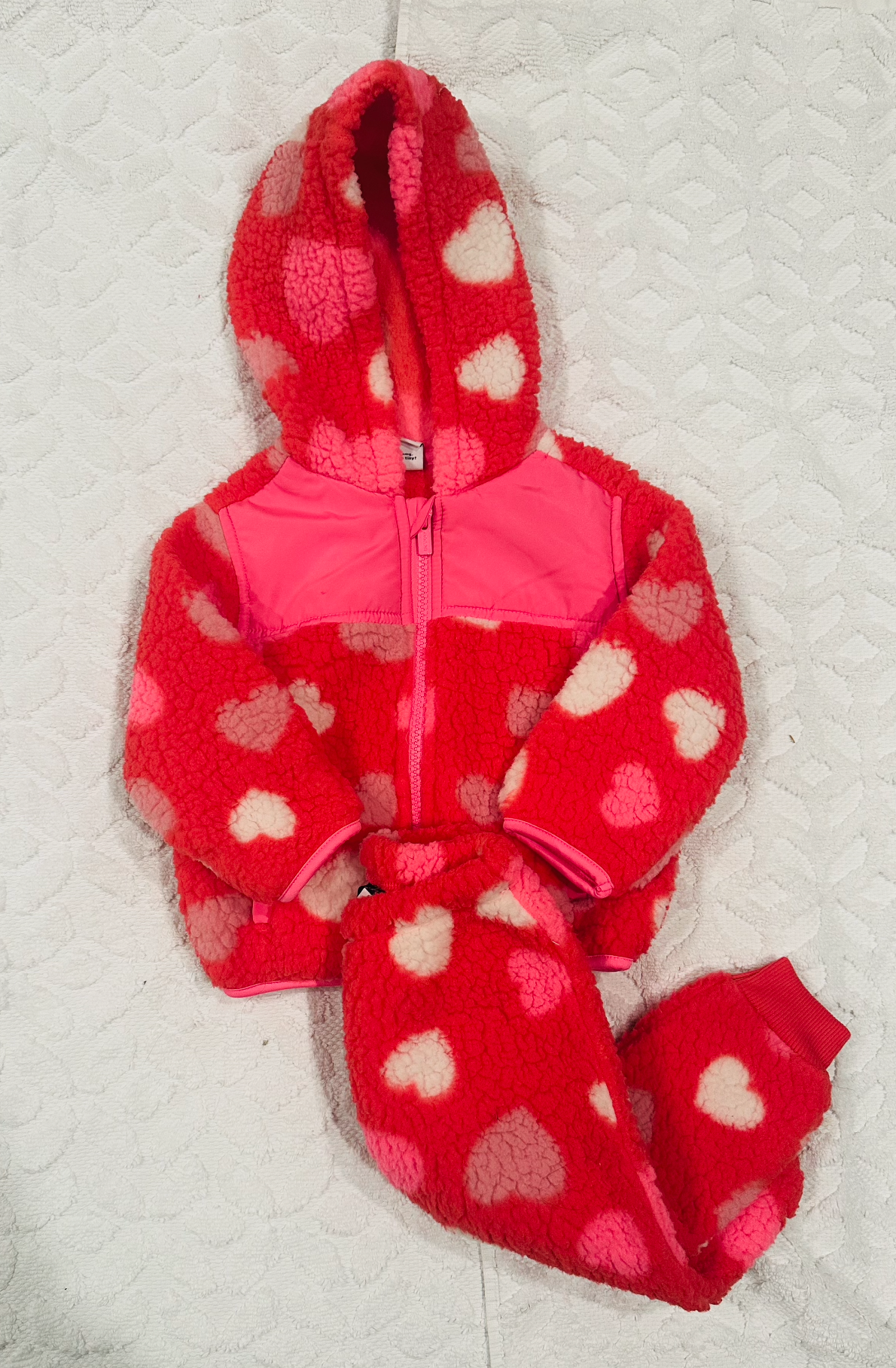 Seller #51: Old Navy Girls Hearts Sherpa Set