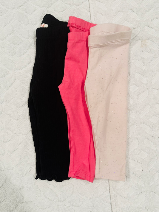 Seller #51: Cat & Jack Girls Leggings Bundle Size 12 Month