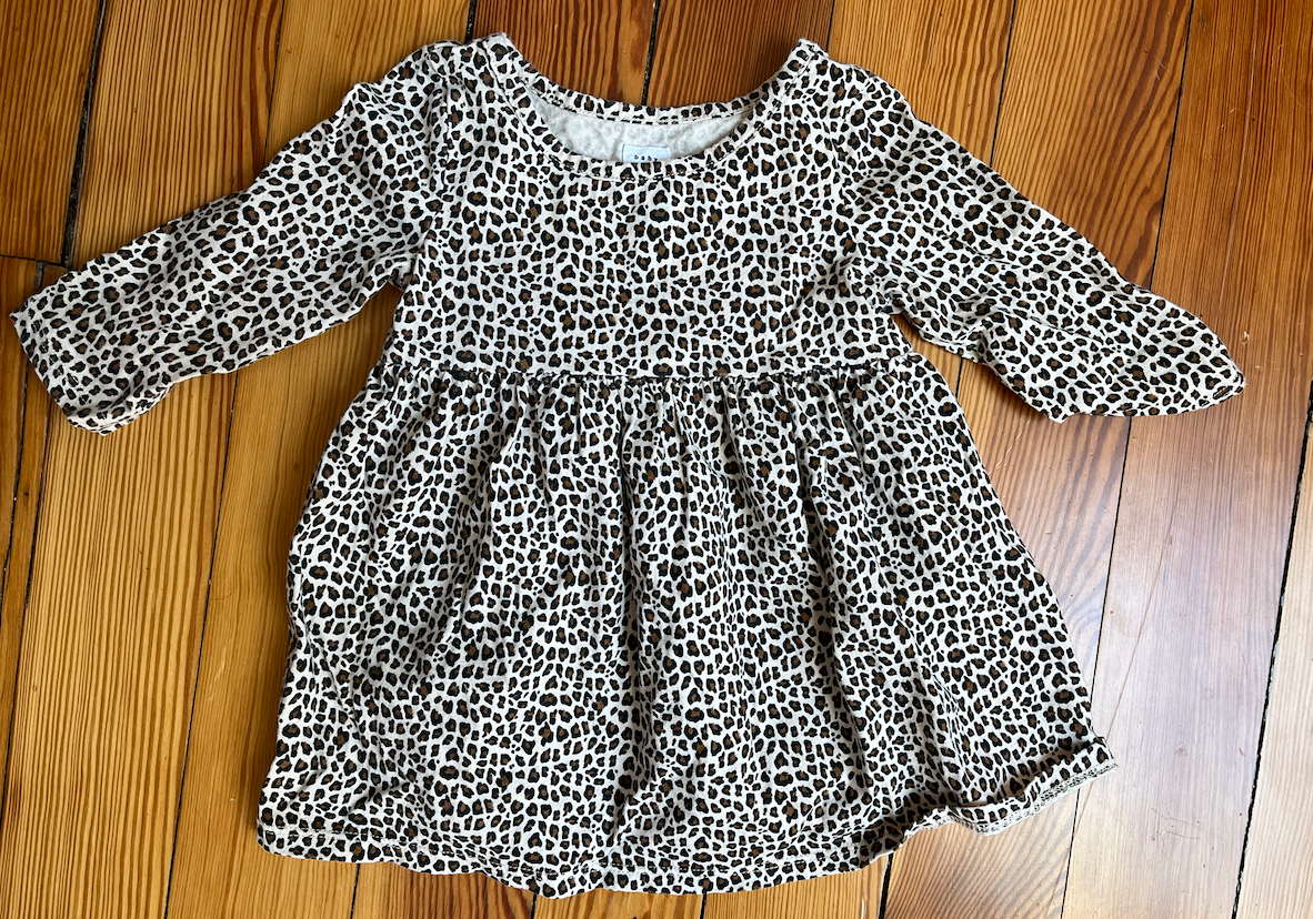 Baby Gap Leopard Print Dress - Size 12-18 months - EUC