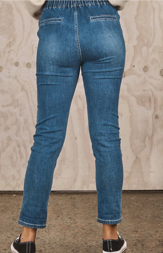 Seller 34 Angel Maternity Relaxed Fit Denim Blue Jeans XL