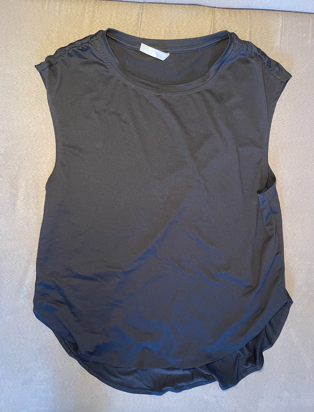 #22B Black Fabletics workout tank - size large - NWOT