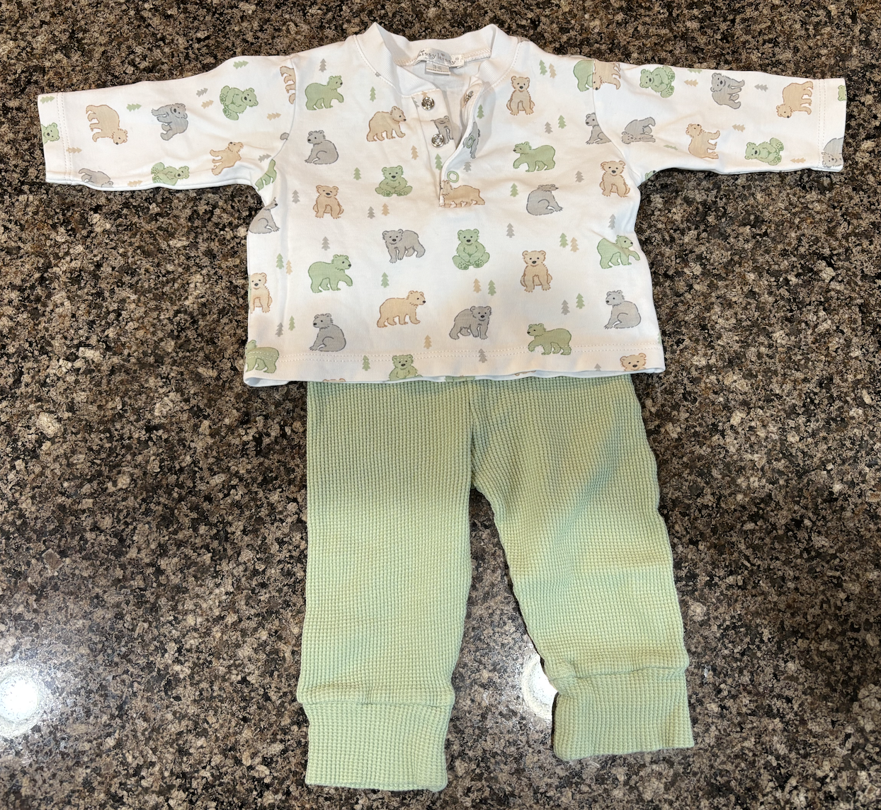 Seller 34 Kissy Kissy Bear outfit 3-6 mo