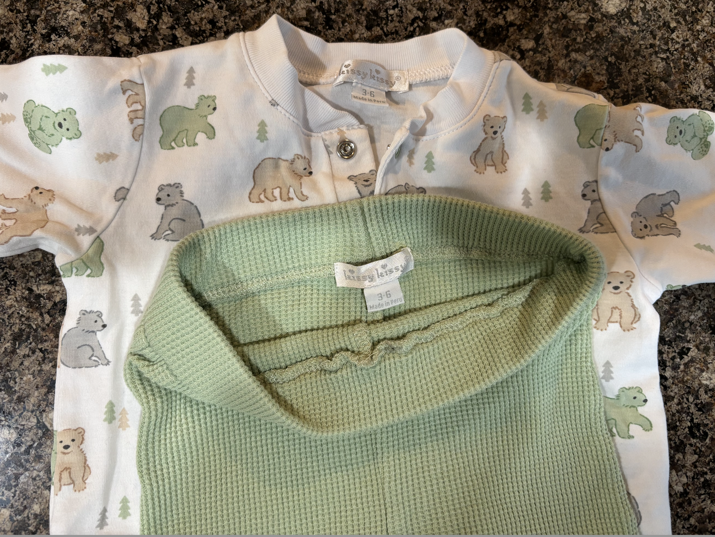 Seller 34 Kissy Kissy Bear outfit 3-6 mo