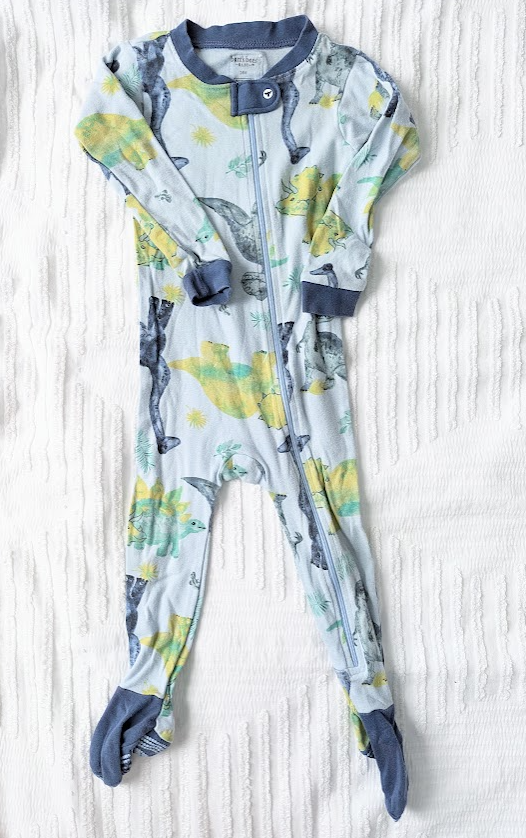 #164 - Burt's Bees- Boy's 24 Month Fitted Footed Pajamas (GUC)