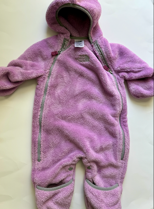 Seller #165 The North Face Girl's 3-6 Months Fleece One-piece
