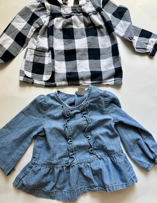 Seller #165 Girls 2T Long-sleeve Shirt Bundle
