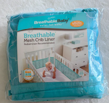 Seller #7 Breathable Crib Rail Bumper never used