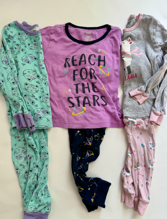 Seller #165 Girls 3T Pajama Bundle