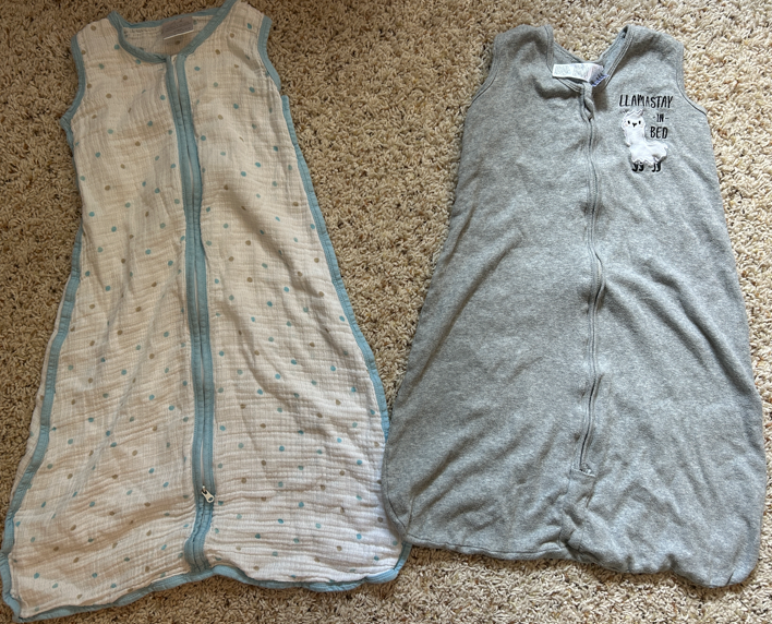 Seller #5 - Lightweight Sleep Sacks 6-12mos