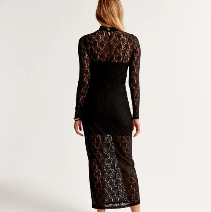 #222 Women's S/P Abercrombie Midi Lace Dress NWT