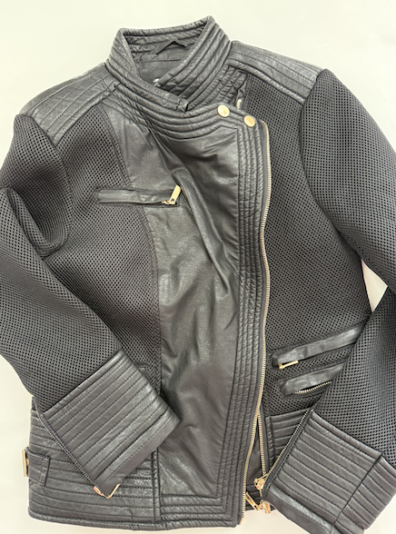 Seller #165 Women's Size Small Rebecca Elliot Faux Leather Jacket