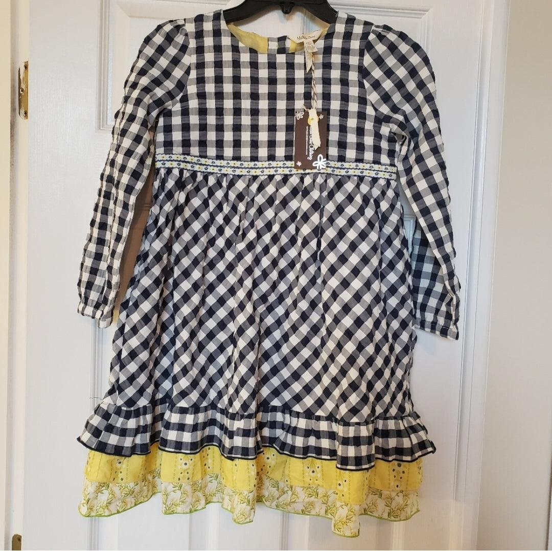 #167 NWT Matilda Jane Size 8 Gingham & Giggles Dress