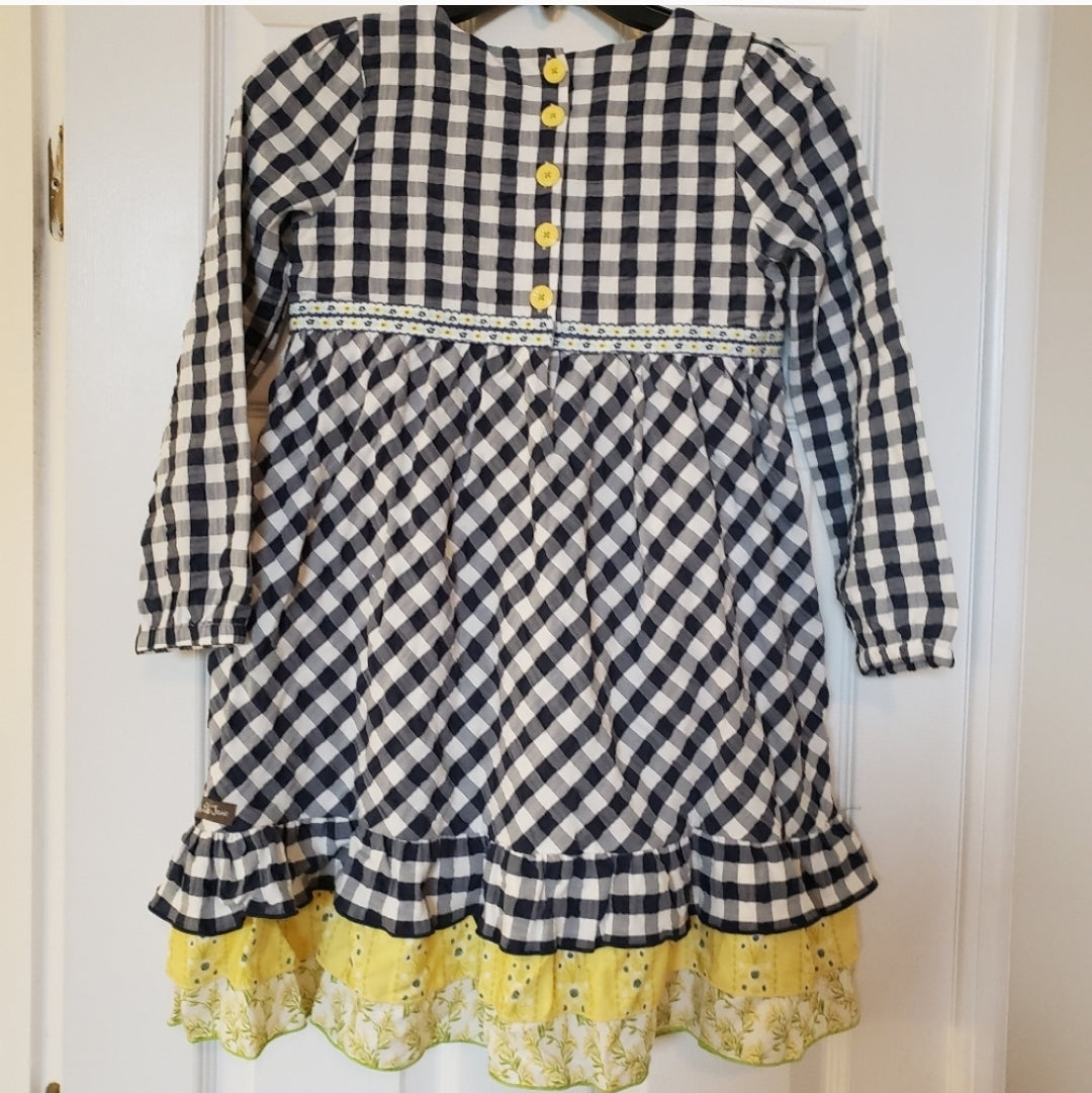 #167 NWT Matilda Jane Size 8 Gingham & Giggles Dress