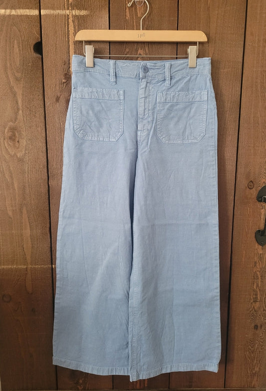 #109 Point Sur Women's Wide Leg Crop Pants Size 27T