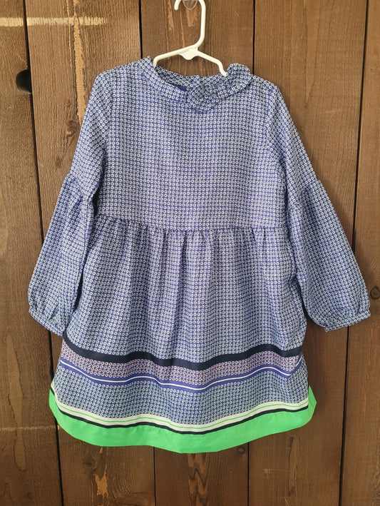 #109 Janie and Jack Circles Dress Girls Size 6