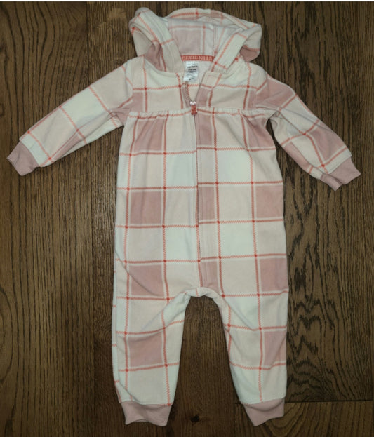 Seller #4 - Carter's 12 month girls Zip Up fleece hooded outfit