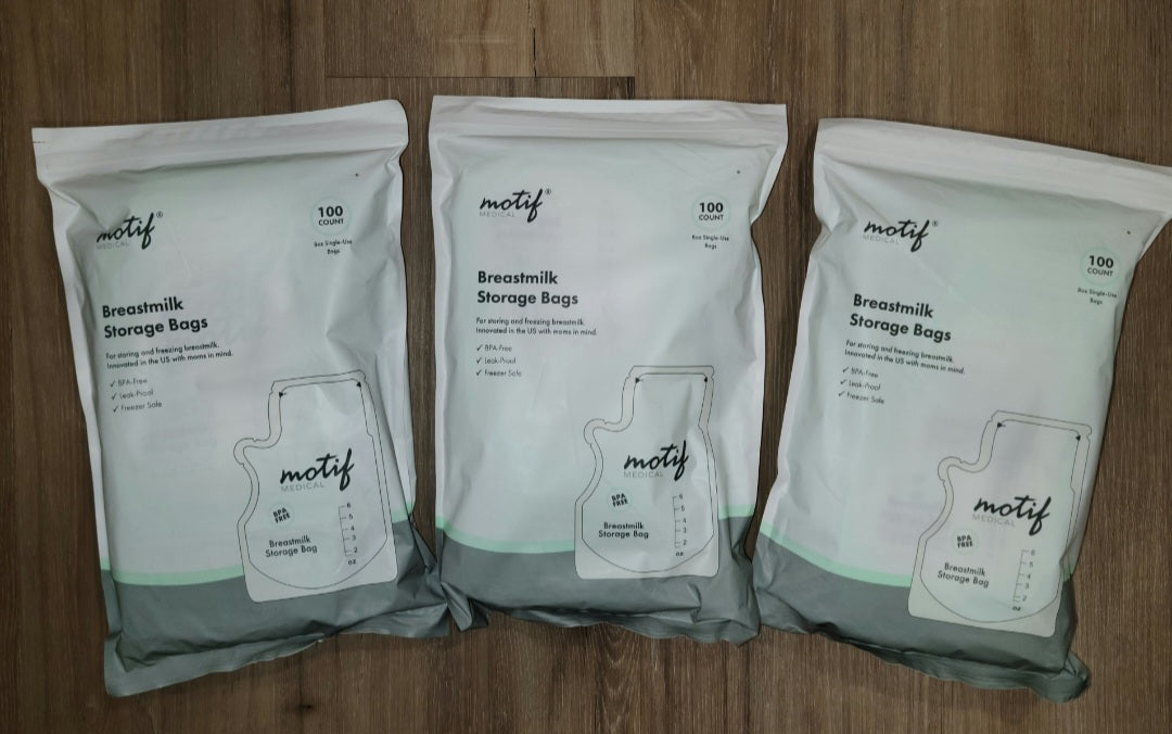 Seller #4 - Motif Breastmilk Storage Bags - 3, 100 count
