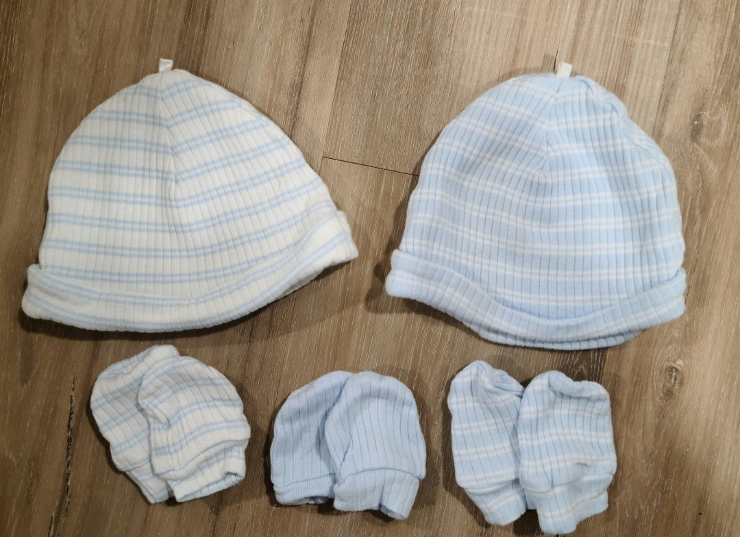 Seller #4 - Baby Boy Hat & Mitt Set