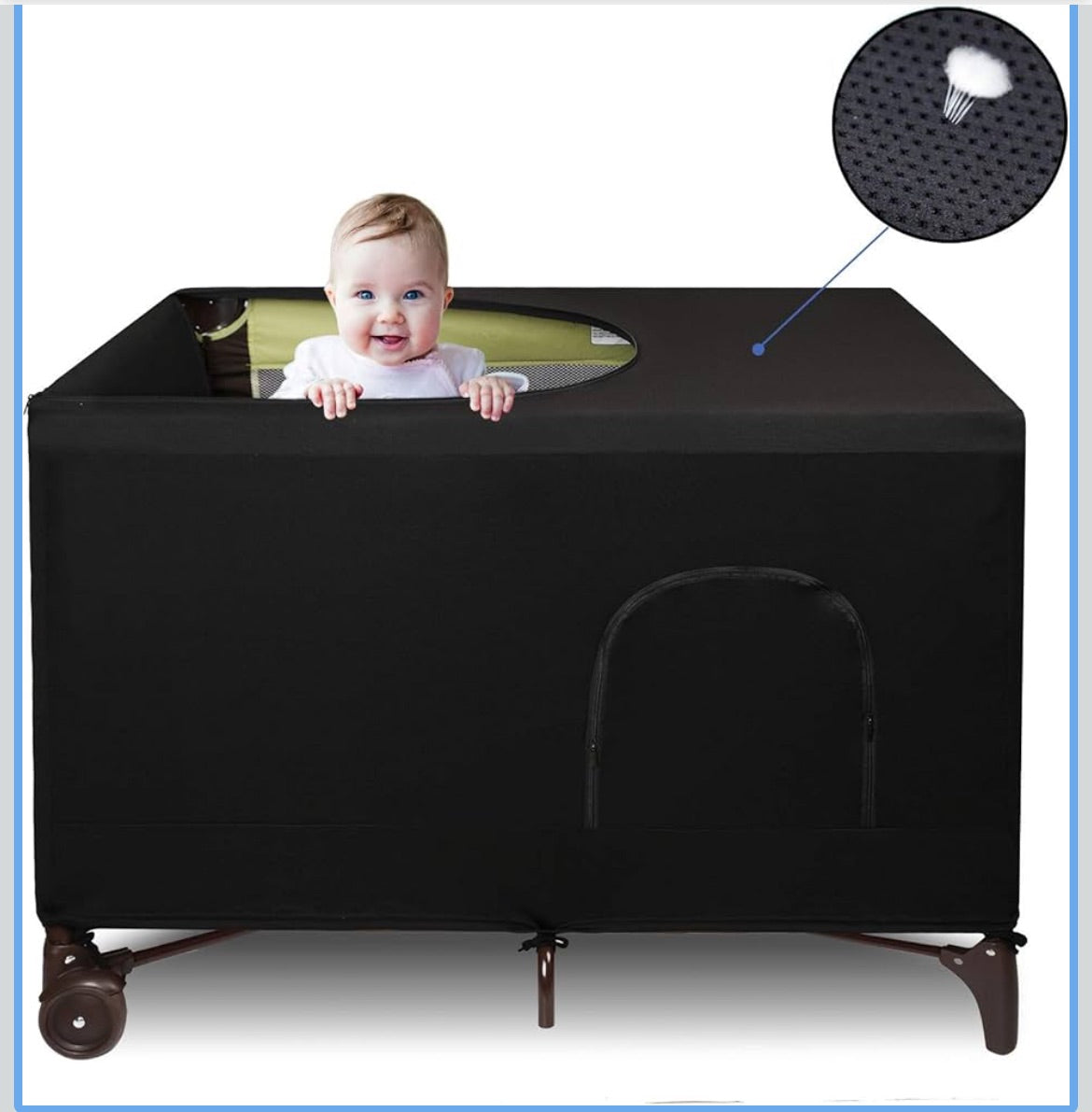 55 -  Blackout Cover for Pack n Play