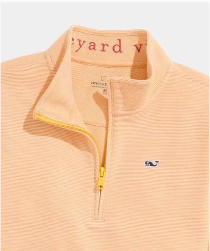 #89 Boys 5 Vineyard Vines | Saltwater Quarter-zip pullover - honey NWOT