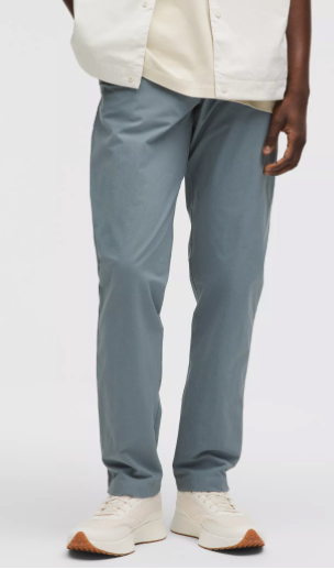 #37 Lululemon ABC Classic-Fit Trouser Size 34x32 Stretch Cotton VersaTwill pants, Belgian Blue - NWOT
