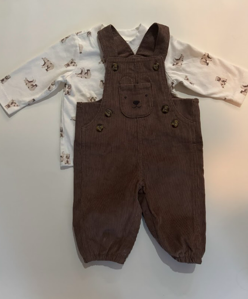 Seller #50 0-3 Month Carter's Overalls Outfit, NWOT