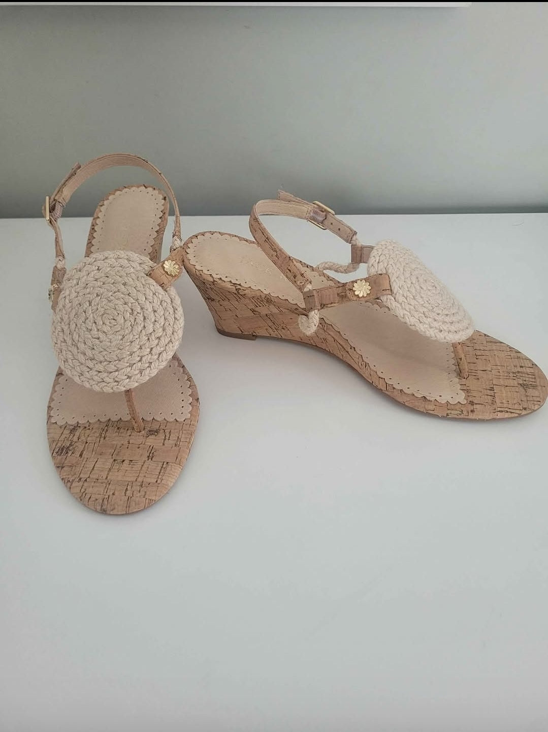 *REDUCED* #111 Jack Rogers Reef Wedge Women's Size 7