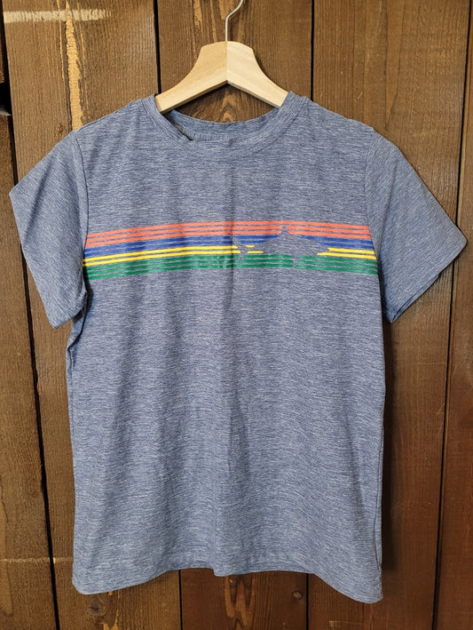 #111 Hanna Andersson Shark Performance Tee Boys Size 150/12