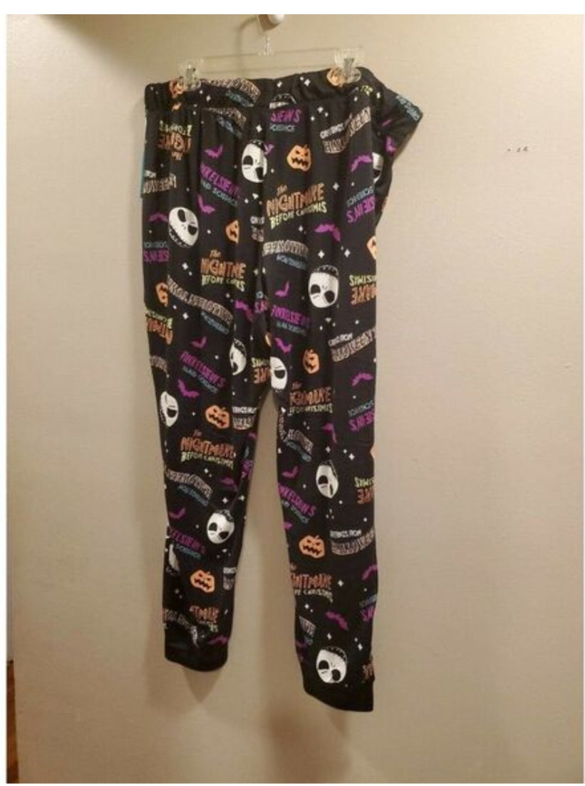 #66 Womens Nightmare Before Christmas Sleep pants size 2x