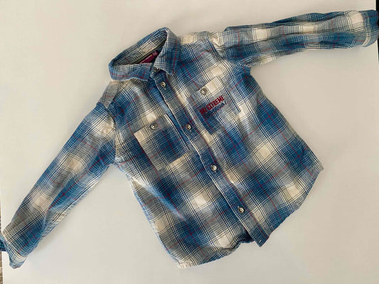 #95B EUC Sergent Major Button Down Shirt, Boys 2T