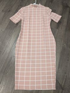 #17 Shein, Women's Pink Dress, EUC, worn once, size L