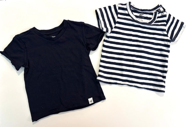 #70 pair of organic cotton shirts 12-18 mo