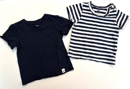 #70 pair of organic cotton shirts 12-18 mo