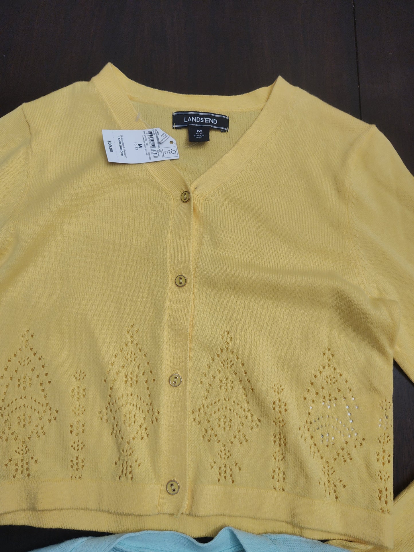 Seller 185:  Girls 10/12 Cardigans x 2 Lands End/Old Navy 1 NWT