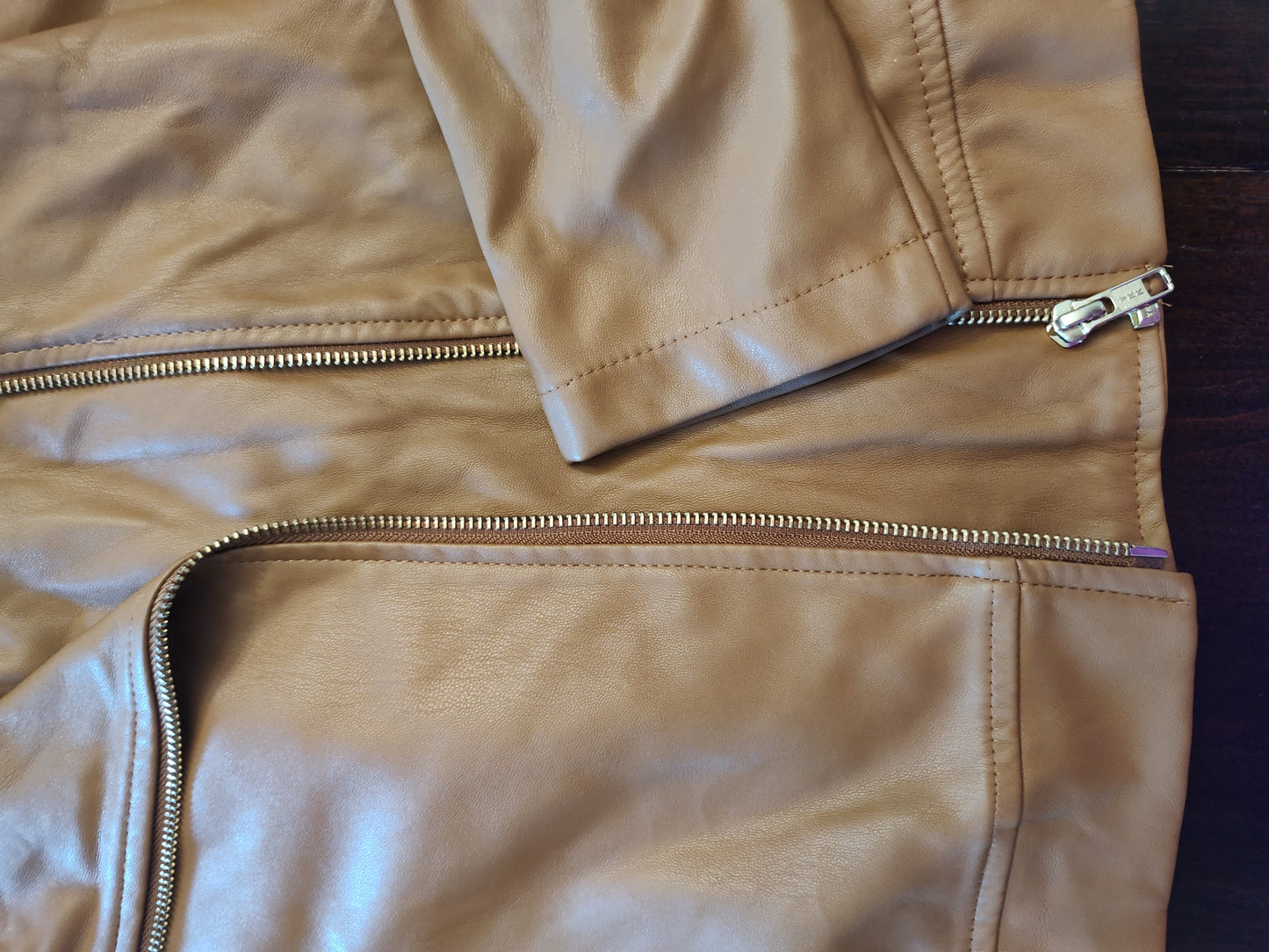 Seller 185:  Wonder Nation Girls Size 10/12 Caramel Jacket